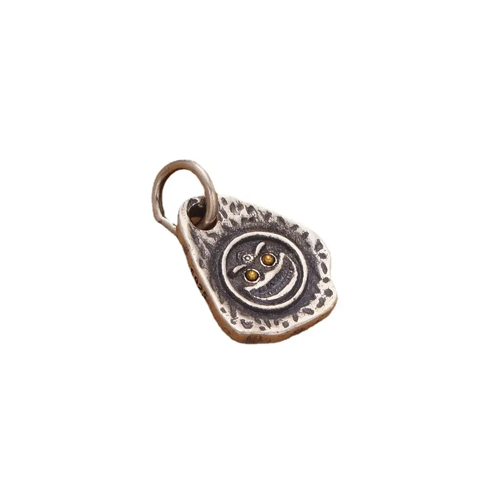 S925 Sterling Silver Owl Dharma Wheel Pendant Accessory - Image 6