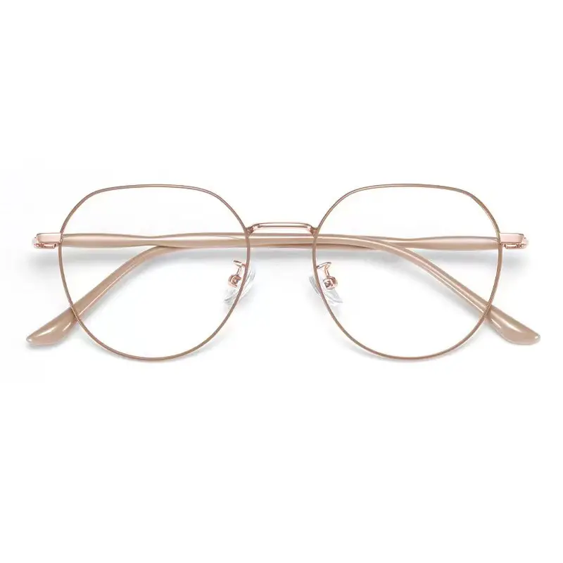 Korean Version Plain Net Red Polygon Glasses for Men Women - Image 11