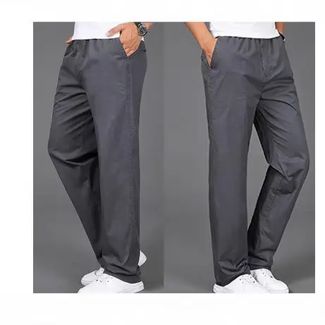Spring Men Loose Fit Casual Pants Large Oversized - Image 8
