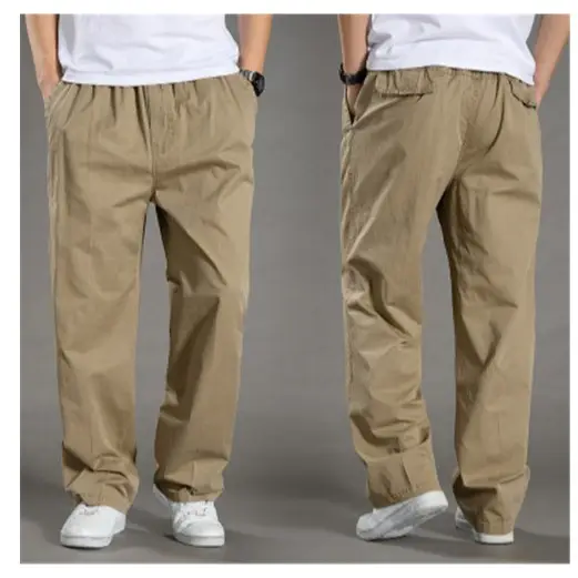 Spring Men Loose Fit Casual Pants Large Oversized - Image 10