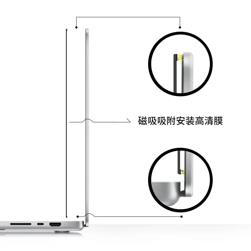 Magnetic Adsorption Film for Apple Notebook Screen Protection - Image 2