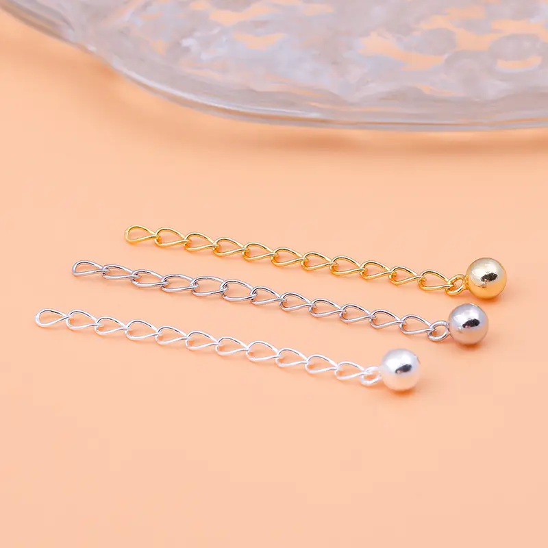 S925 Sterling Silver Extended Chain Necklace with Light Ball