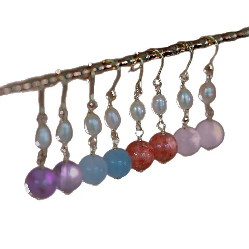 Women's Cherry Blossom Pearl Earrings Set