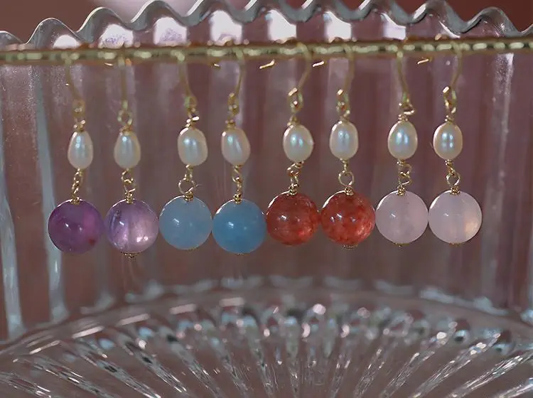 Women's Cherry Blossom Pearl Earrings Set — feature 28