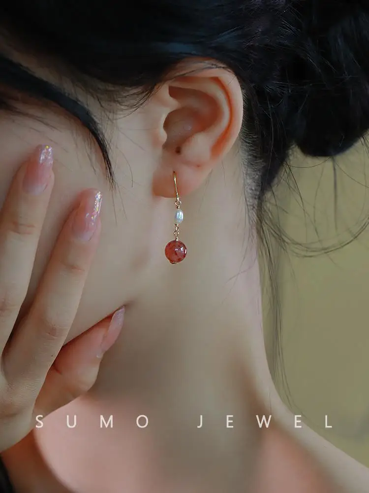 Women's Cherry Blossom Pearl Earrings Set — feature 29