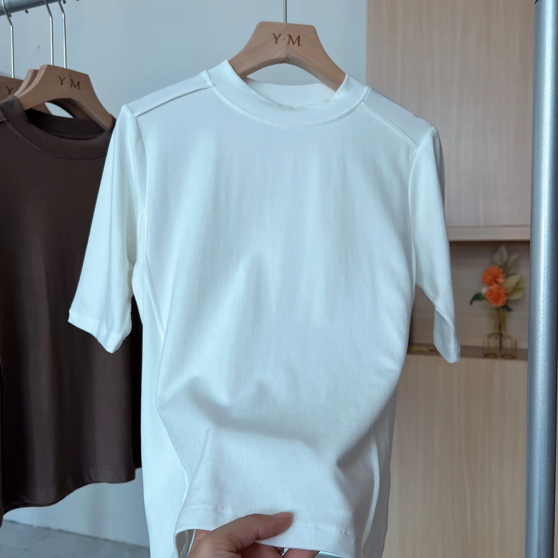 2023 T-Shirt Short Sleeve Collar Top - Image 12