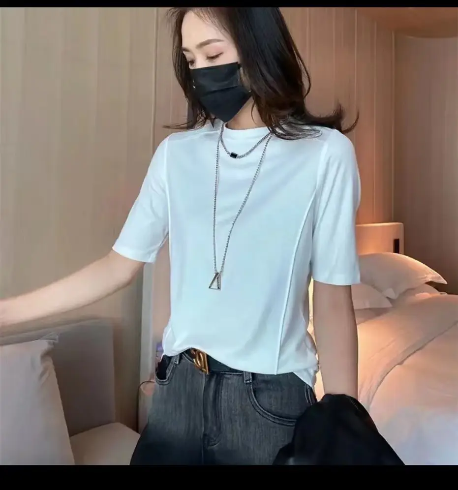 2023 T-Shirt Short Sleeve Collar Top — feature 17