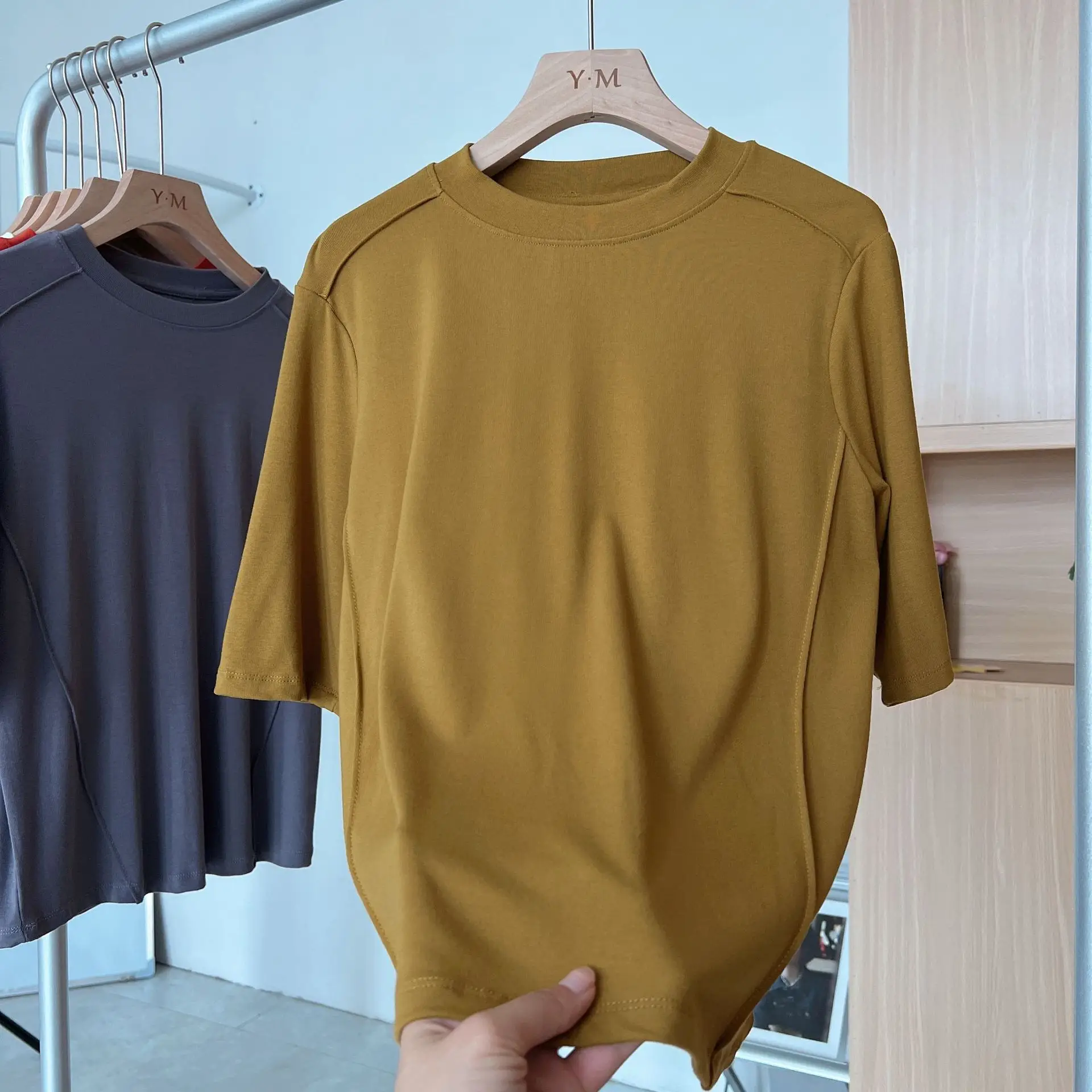 2023 T-Shirt Short Sleeve Collar Top - Image 3