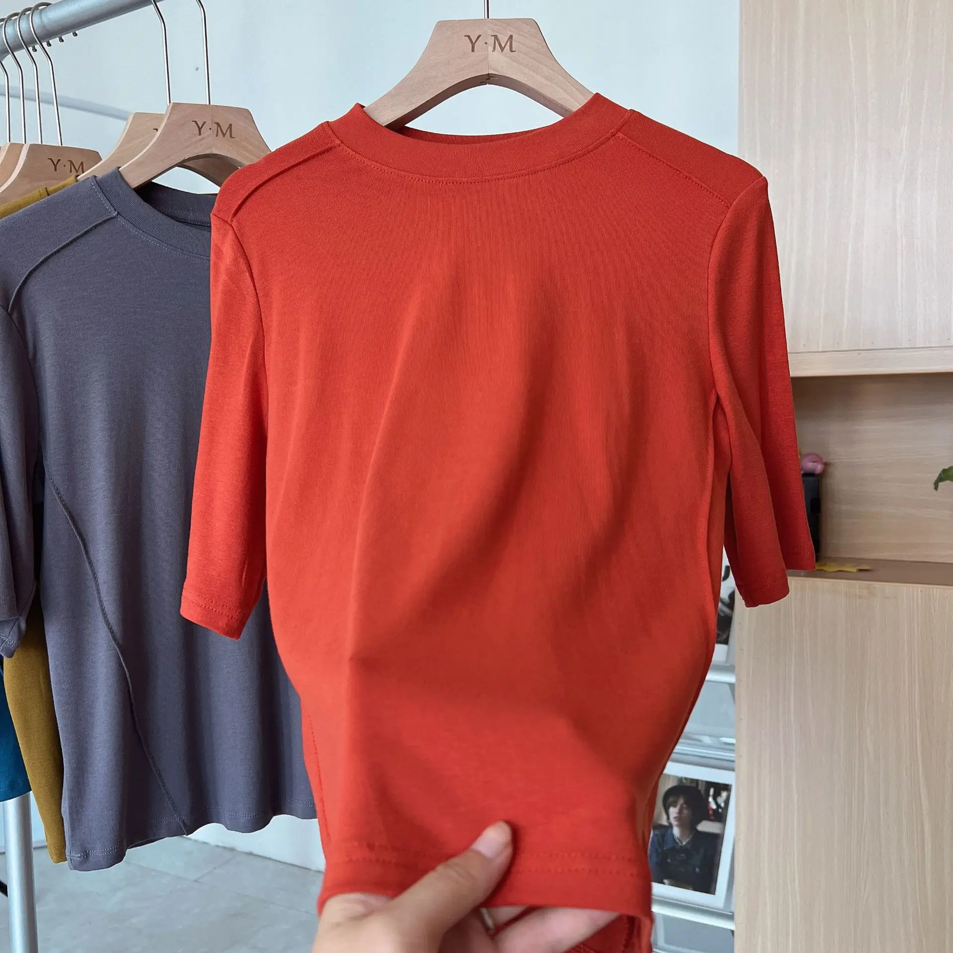 2023 T-Shirt Short Sleeve Collar Top - Image 4