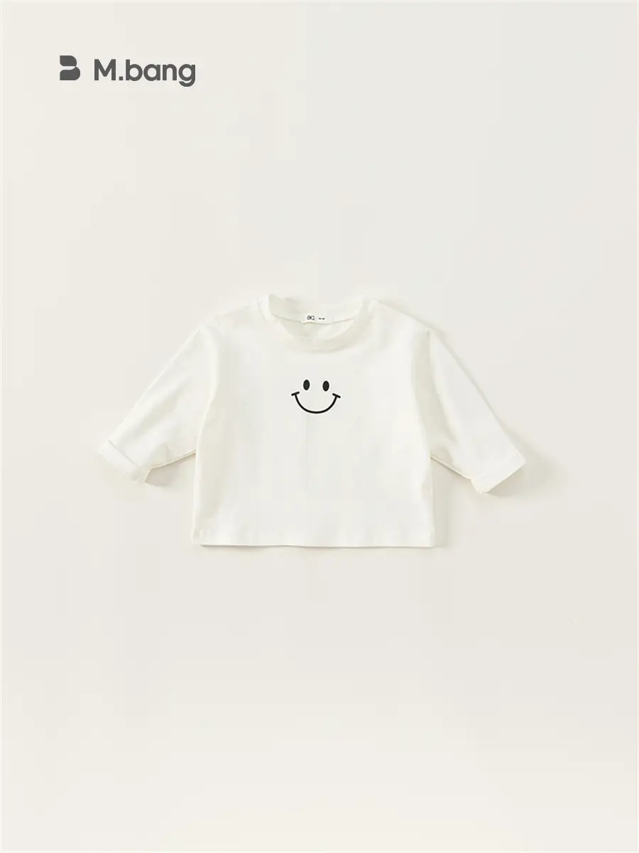 Girls Purple Printed Long Sleeve T-Shirt Spring Autumn Korean Style - Image 4