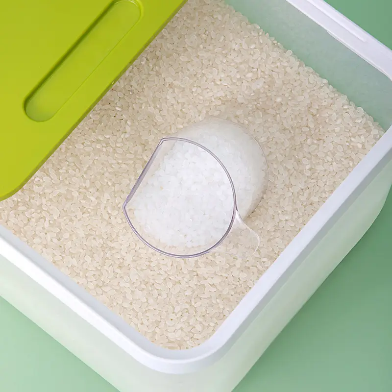 Camellia rice bucket household rice box insect-proof moisture-proof sealed rice pot rice storage box sliding cover food grade noodle bucket - Image 5