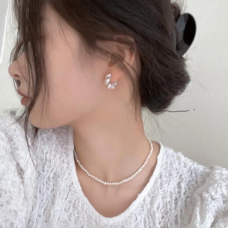 S925 Sterling Silver Twist Ear Buckle Spring Shape Earrings - Image 6