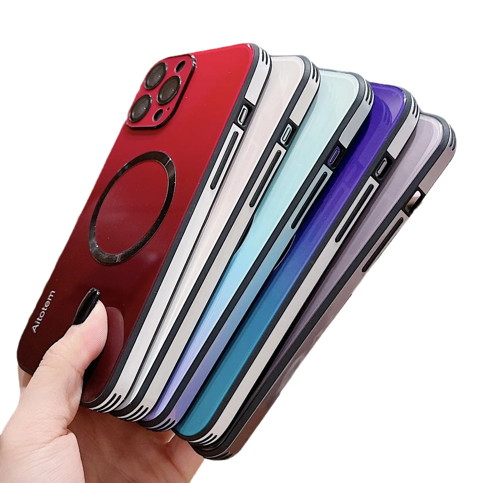 Magnetic Gradient Case for iPhone 17 Pro Max & 15