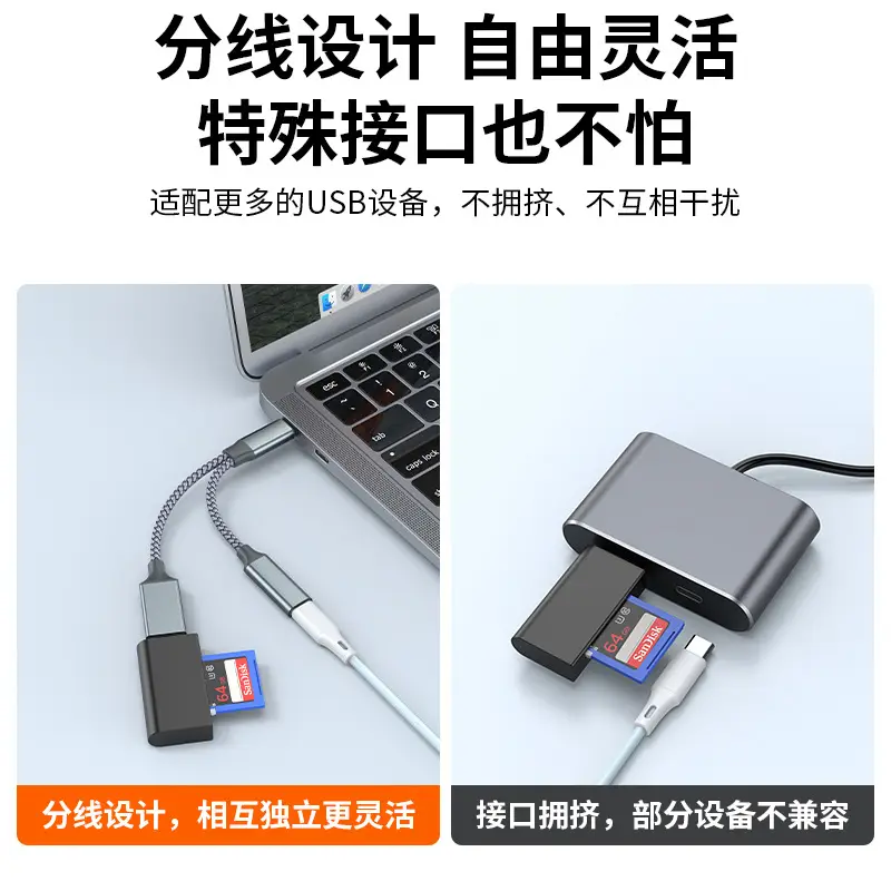 Two-In-One Type-C Otg Adapter with Power Supply - Image 10