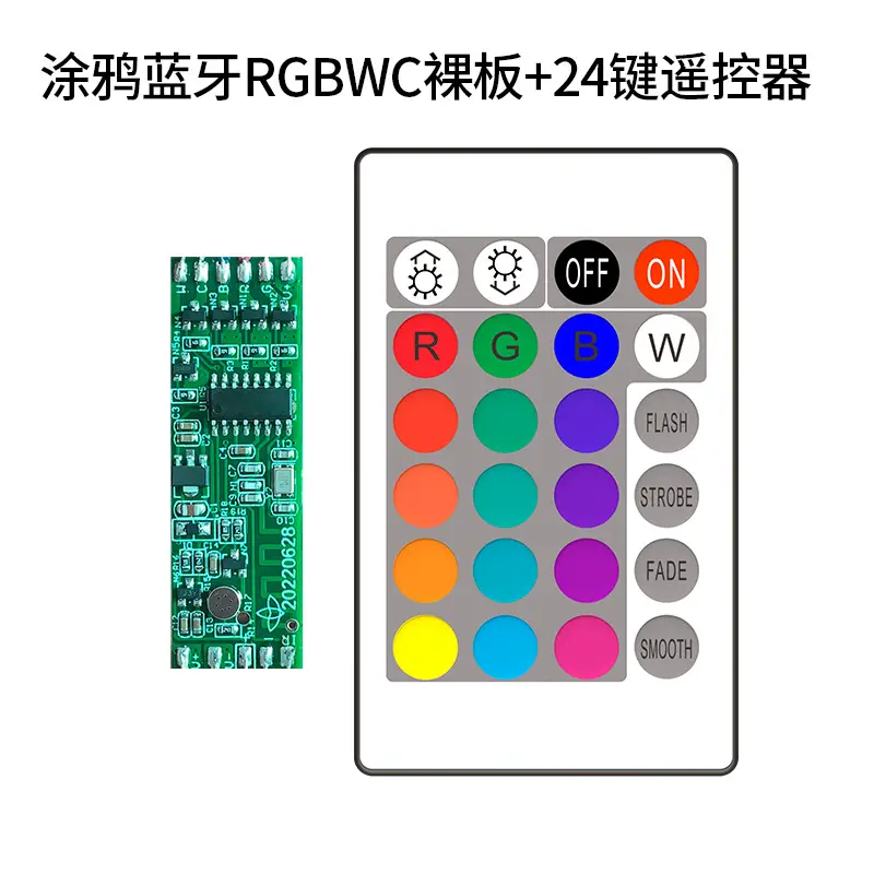 Bluetooth RGBW Smart LED Controller with Remote - Image 4
