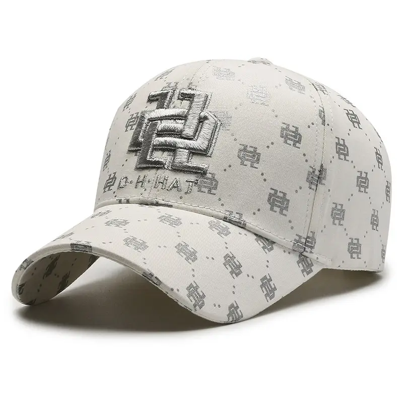 Seiko Women's Spring Autumn Ins Baseball Cap Full Print - Image 4