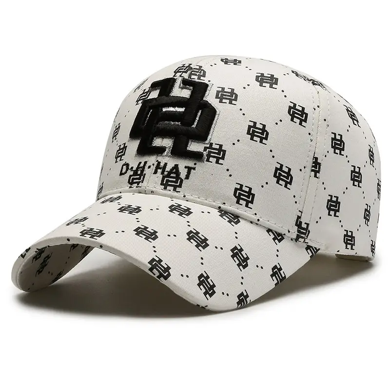 Seiko Women's Spring Autumn Ins Baseball Cap Full Print - Image 5