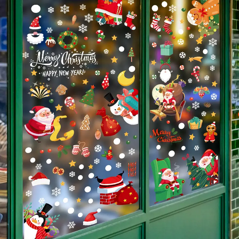 Christmas Window Stickers Glass Door Decor - Image 4