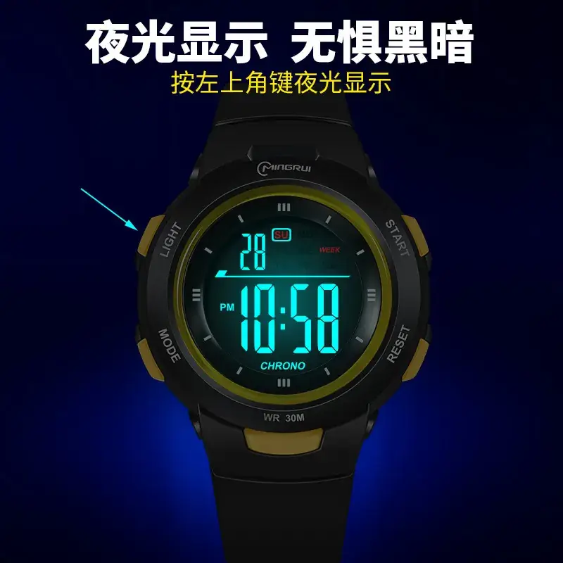 Luminous Waterproof Digital Watch for Men