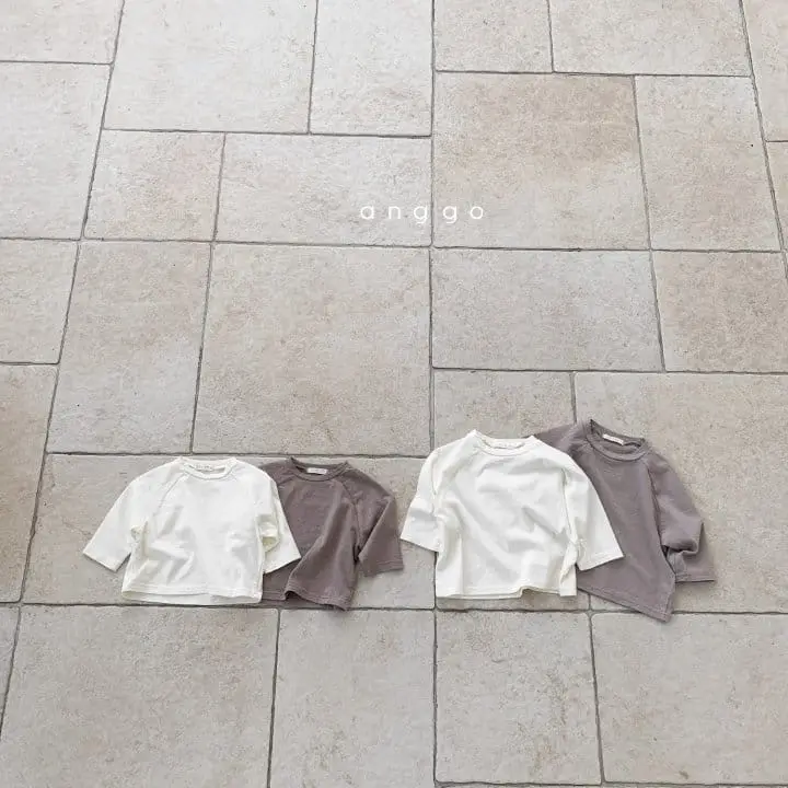 Spring Cotton T-Shirt Set for Boys White Grey