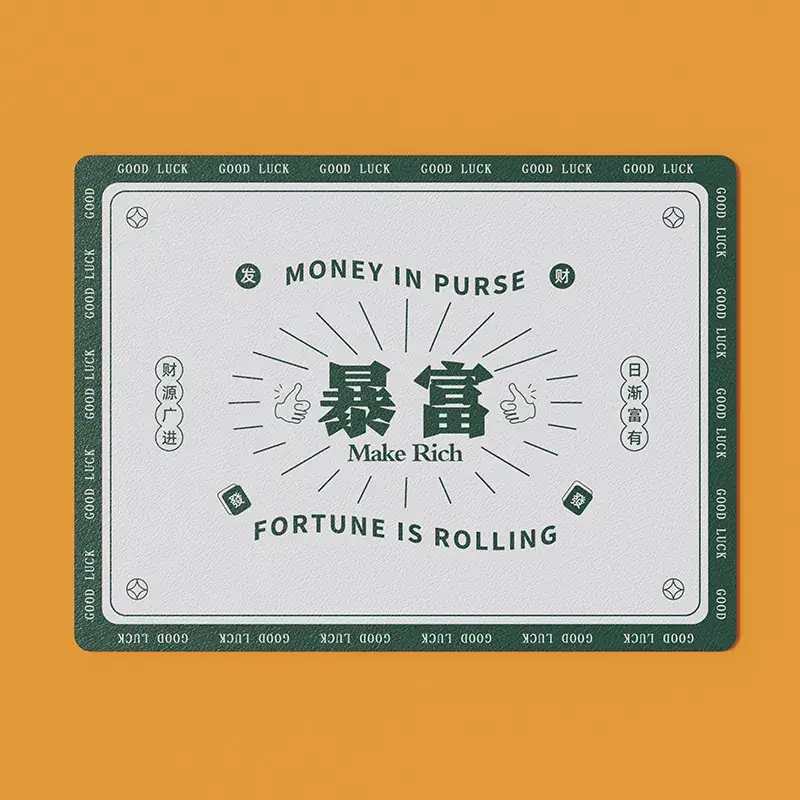 Retro Hong Kong Style Oil-Proof Table Mats for Plates and Bowls - Image 2