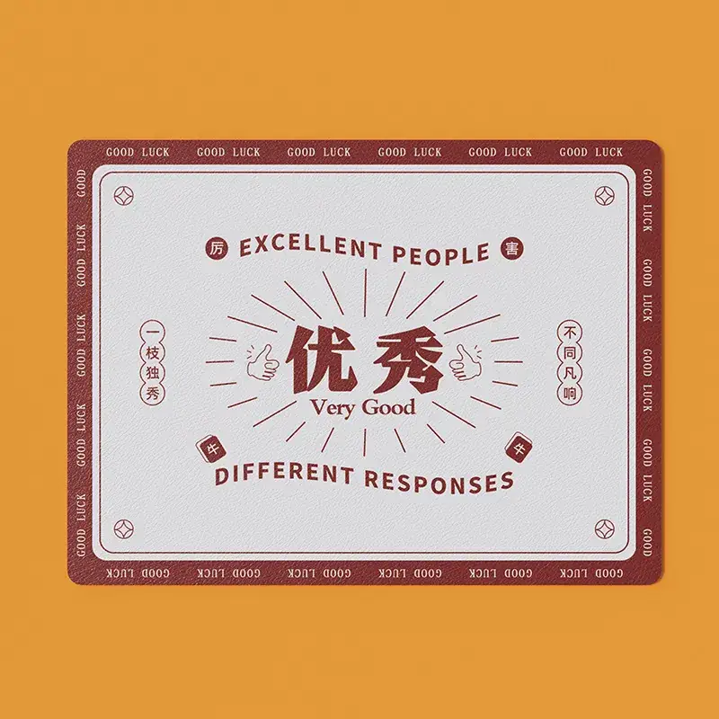 Retro Hong Kong Style Oil-Proof Table Mats for Plates and Bowls - Image 3