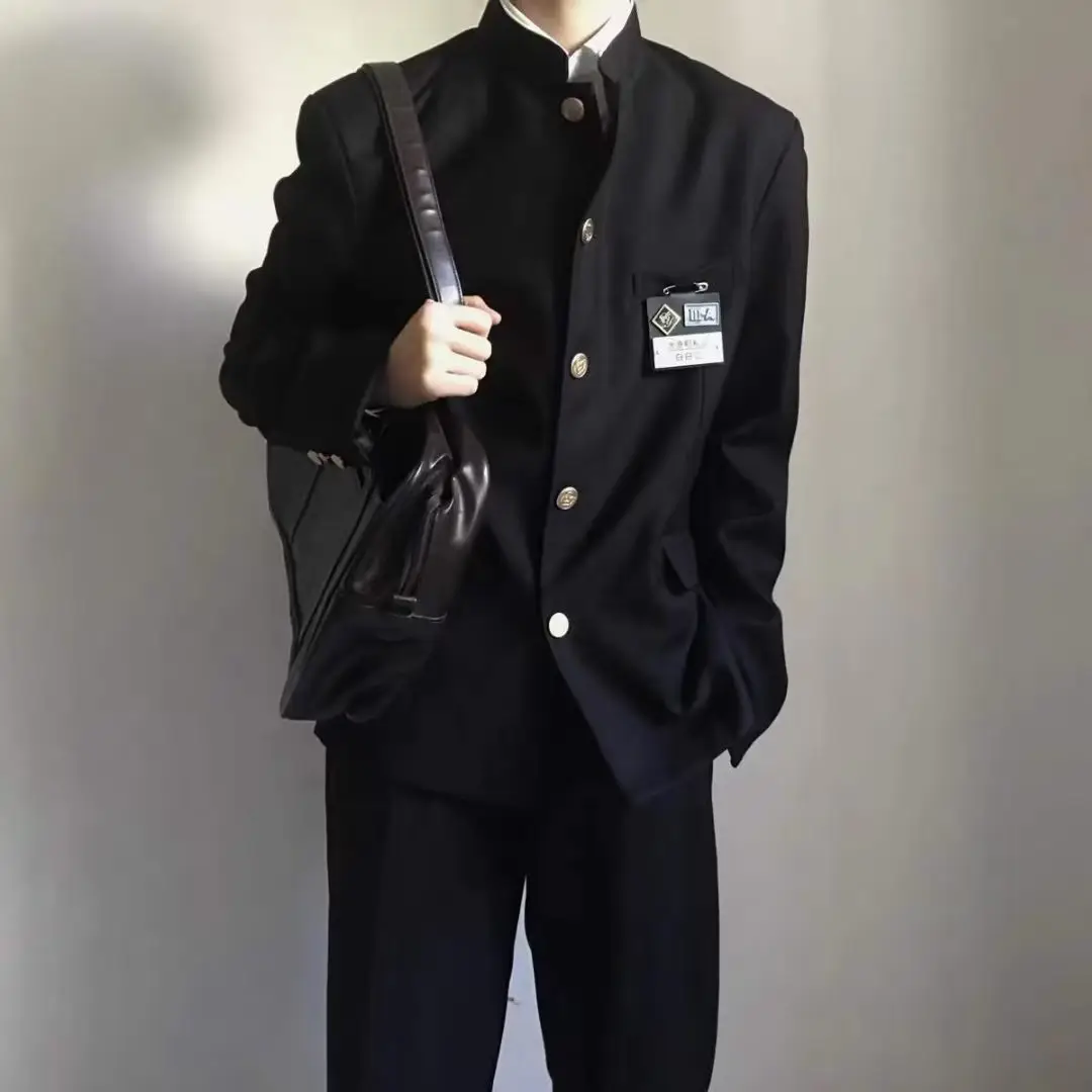 Japanese DK Collar Suit for Men Class Performance Wear - Image 4