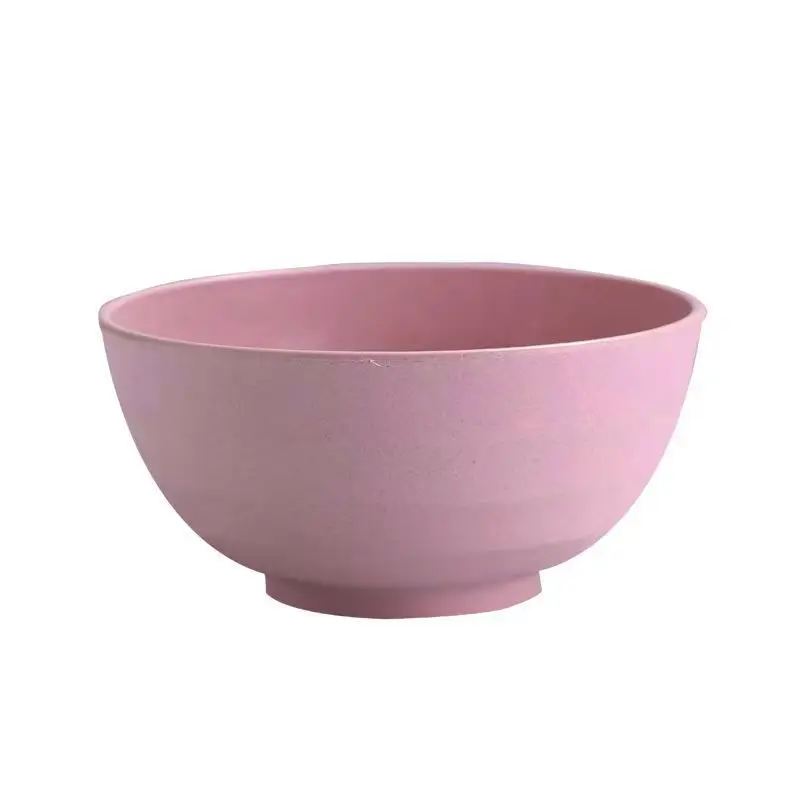 20cm Cross-Cut Wheat Straw Bowl for Noodle & Rice - Image 6