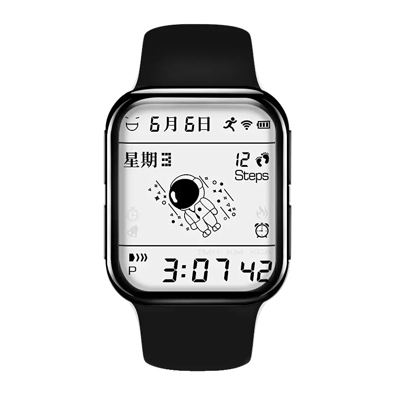 Three Tigers Multifunctional Alarm Clock Watch Black Waterproof - Image 6