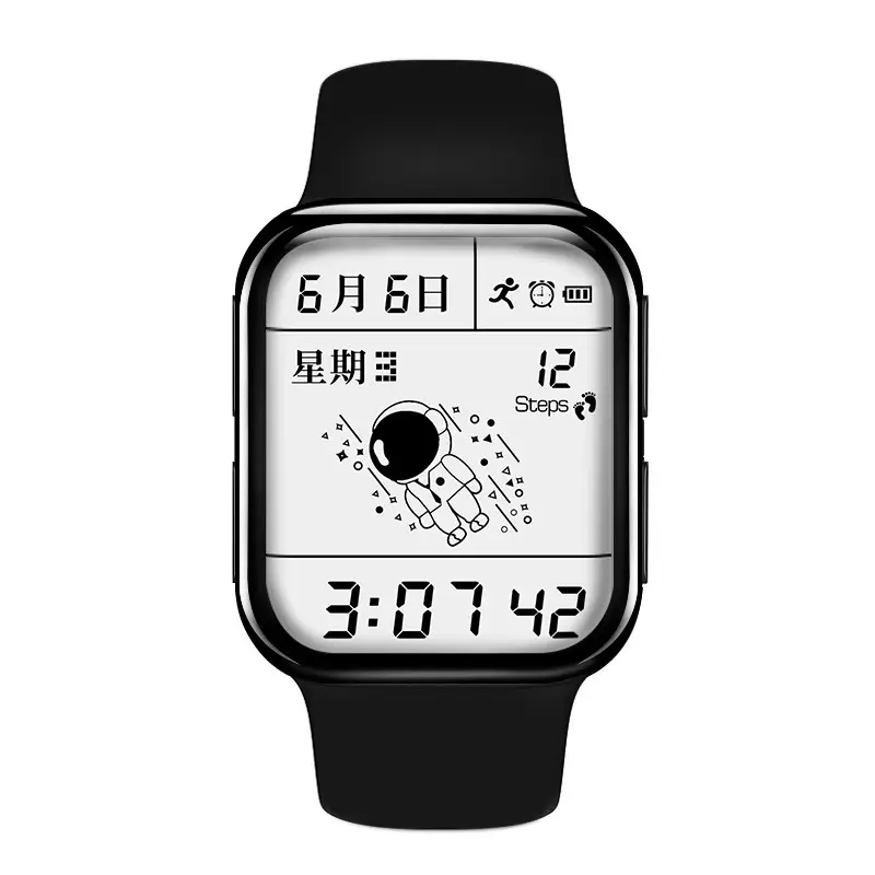Three Tigers Multifunctional Alarm Clock Watch Black Waterproof - Image 8