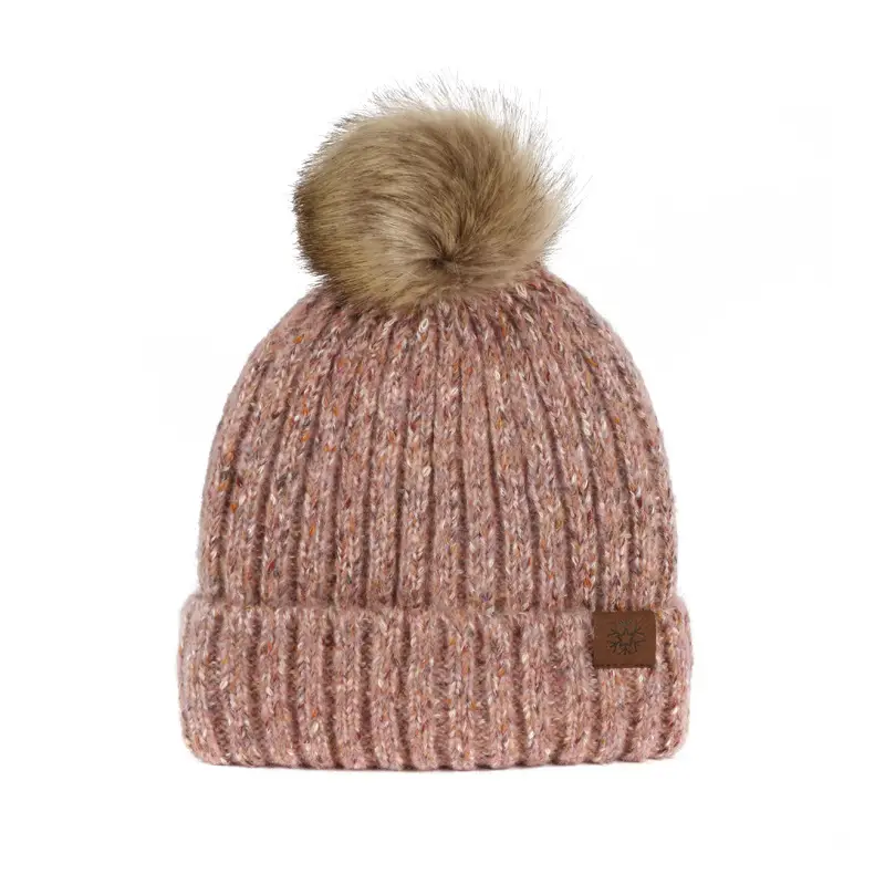 Knitted Wool Hat with Fur Pom Pom for Men Winter - Image 11