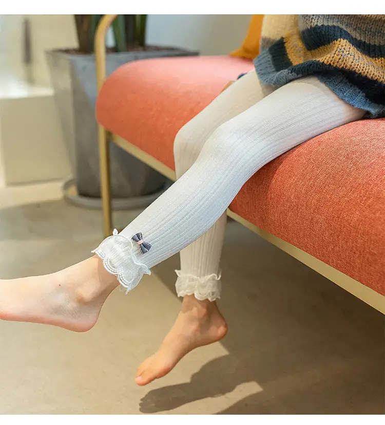 Girls Velvet Leggings Autumn Winter Warm Cotton Vertical Strip — feature 22