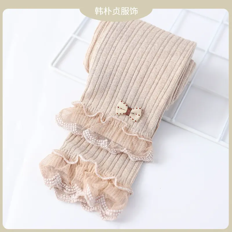 Girls Velvet Leggings Autumn Winter Warm Cotton Vertical Strip - Image 12