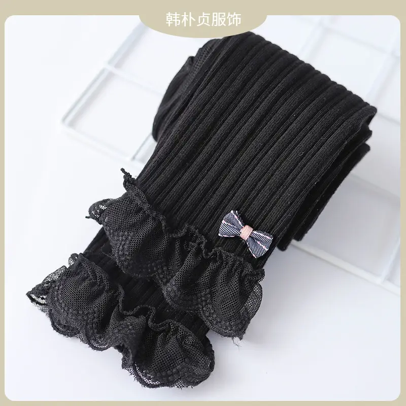 Girls Velvet Leggings Autumn Winter Warm Cotton Vertical Strip - Image 13
