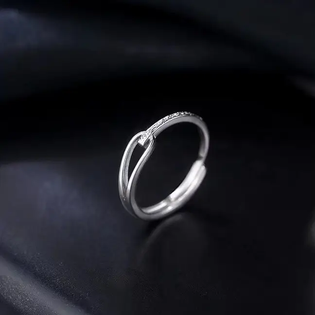 S925 Sterling Silver Knotted Ring for Girls - Image 5