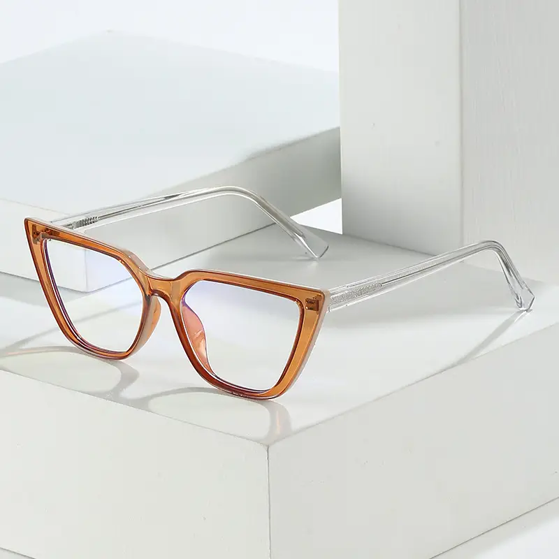 Pink Cat-Eye Glasses with Metal Frames - Image 8