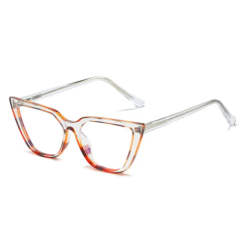 Pink Cat-Eye Glasses with Metal Frames - Image 3