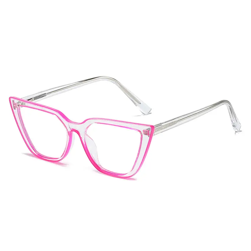 Pink Cat-Eye Glasses with Metal Frames - Image 6