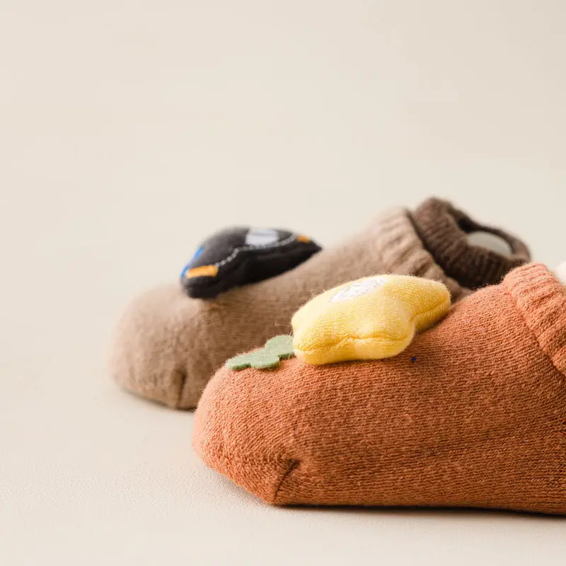 Three-Dimensional Mushroom Baby Socks White - Image 41