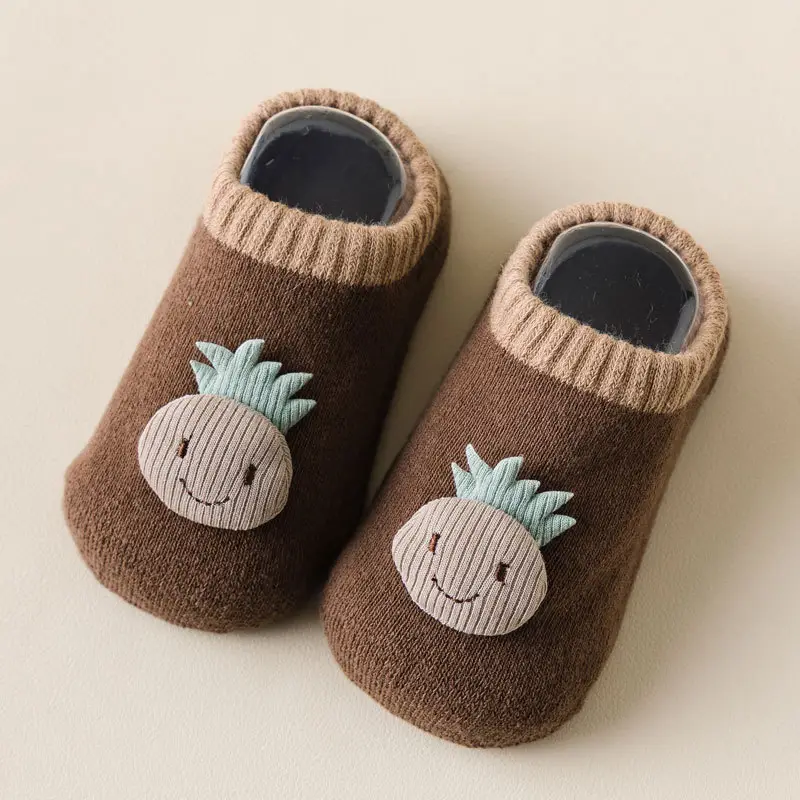 Three-Dimensional Mushroom Baby Socks White - Image 10