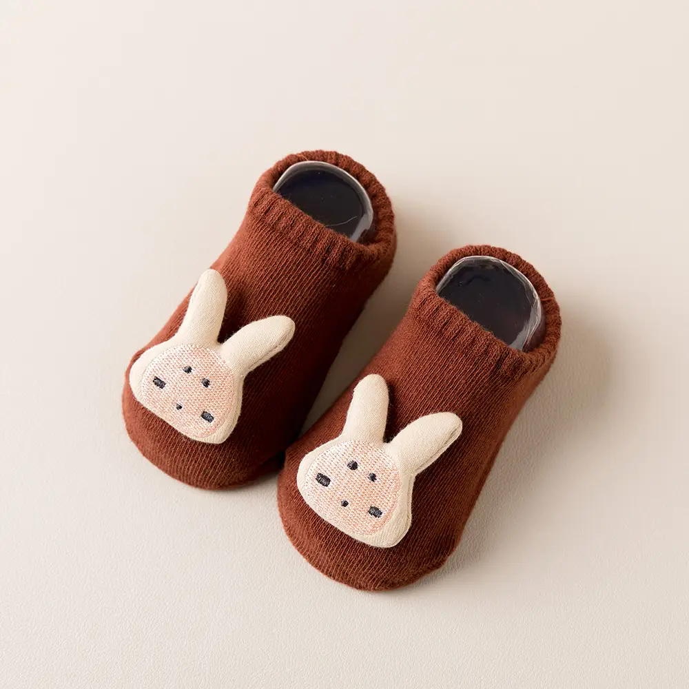 Three-Dimensional Mushroom Baby Socks White - Image 12