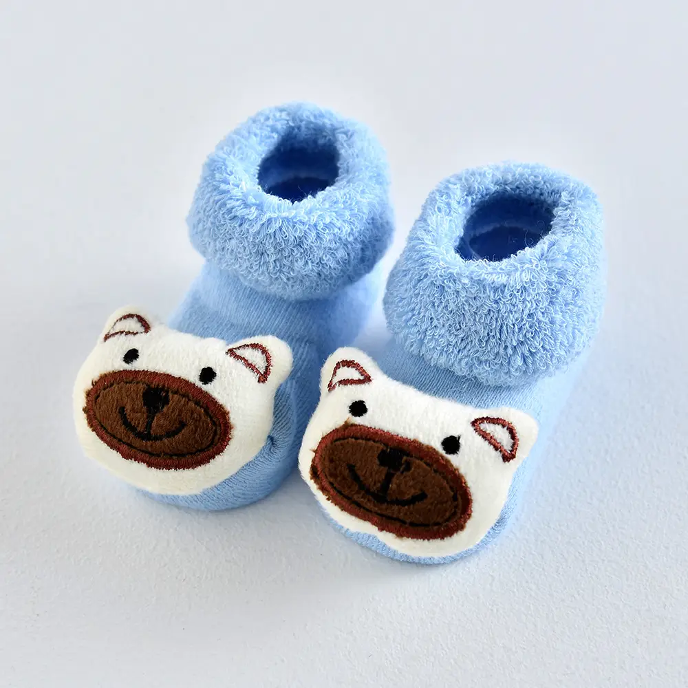 Three-Dimensional Mushroom Baby Socks White - Image 17