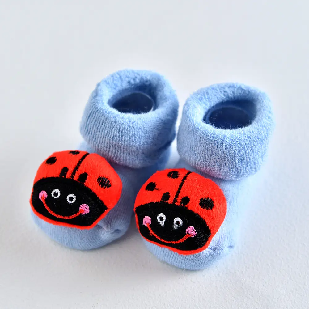 Three-Dimensional Mushroom Baby Socks White - Image 20