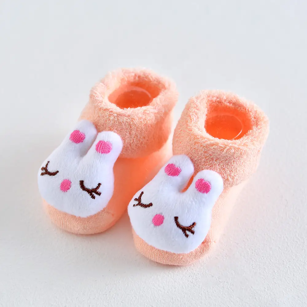Three-Dimensional Mushroom Baby Socks White - Image 24