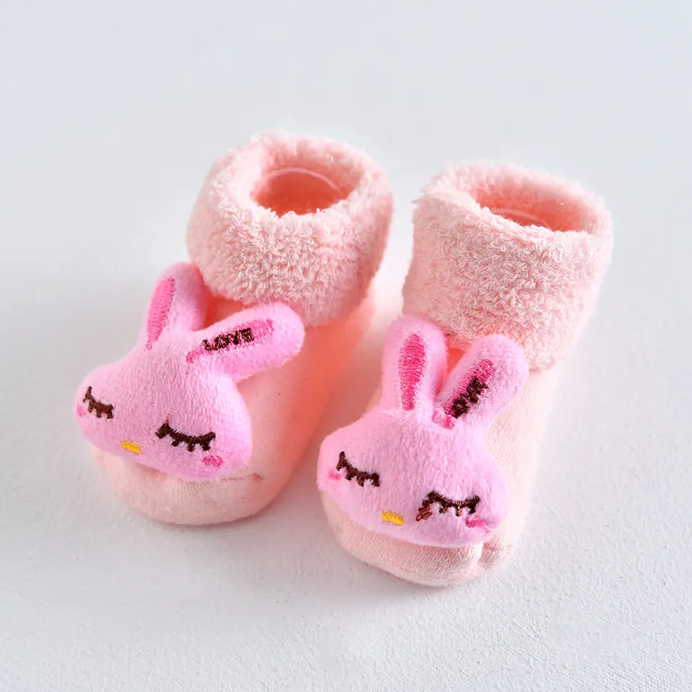 Three-Dimensional Mushroom Baby Socks White - Image 26
