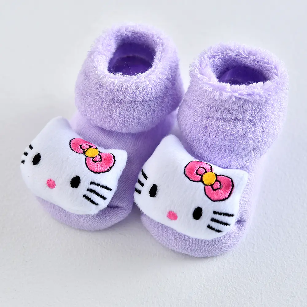 Three-Dimensional Mushroom Baby Socks White - Image 27