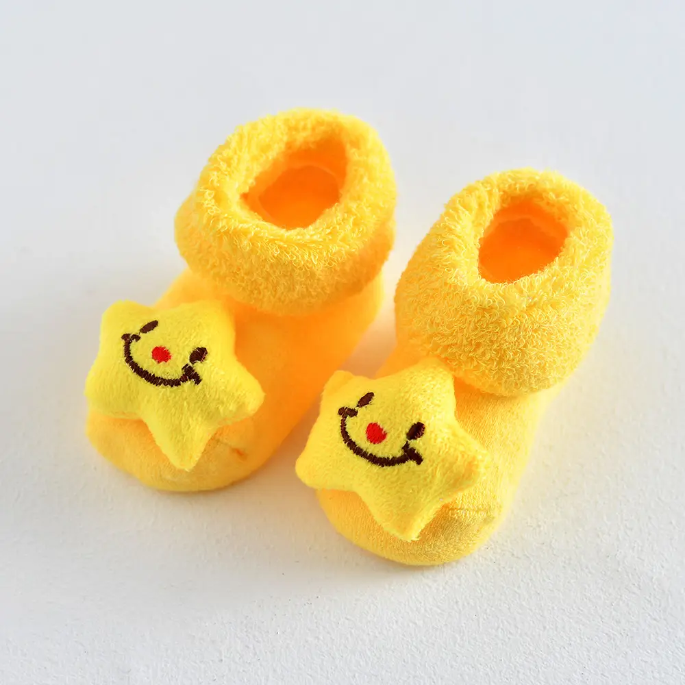 Three-Dimensional Mushroom Baby Socks White - Image 28