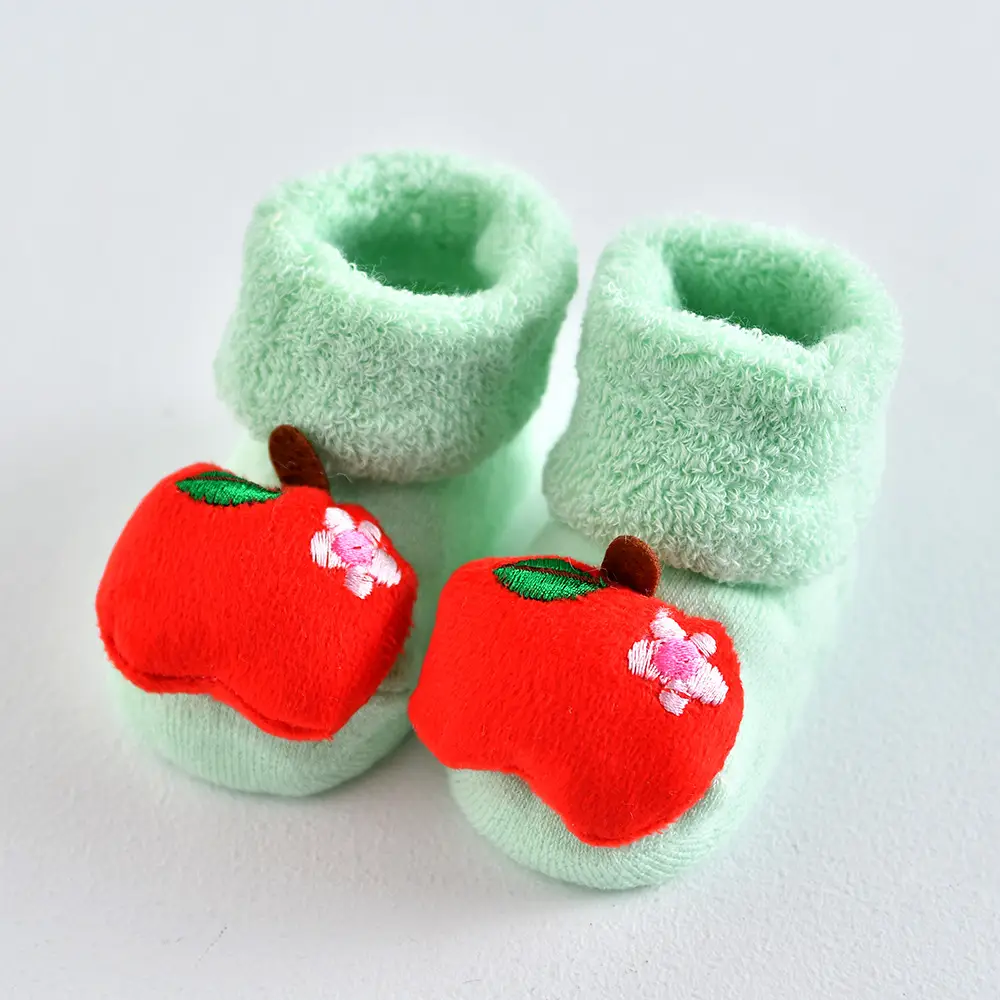 Three-Dimensional Mushroom Baby Socks White - Image 29