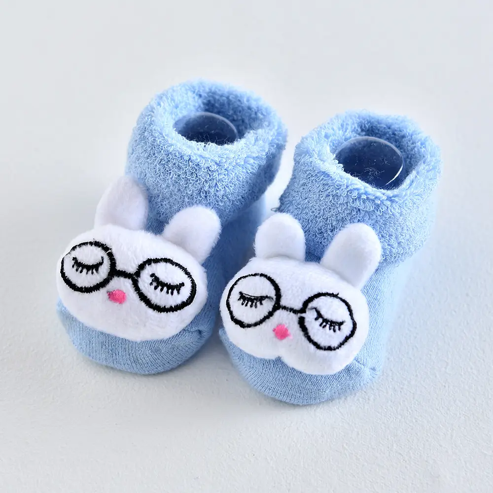 Three-Dimensional Mushroom Baby Socks White - Image 31