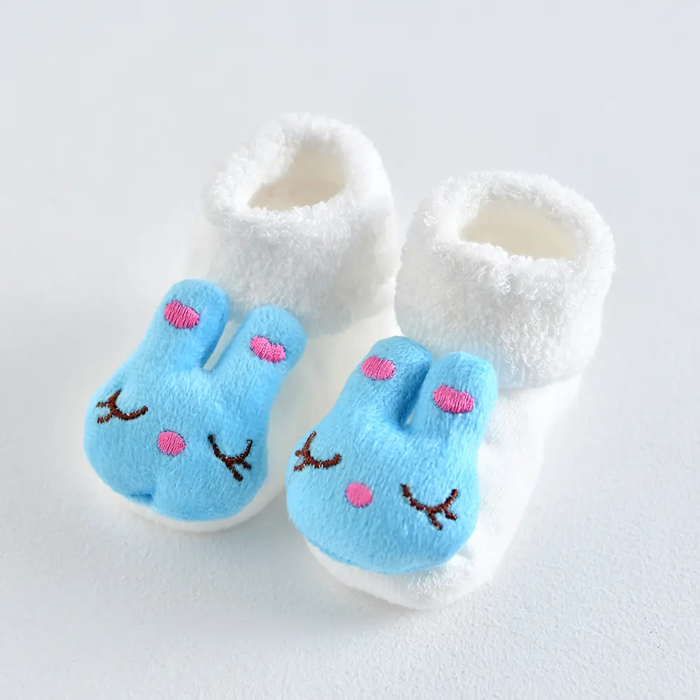 Three-Dimensional Mushroom Baby Socks White - Image 32